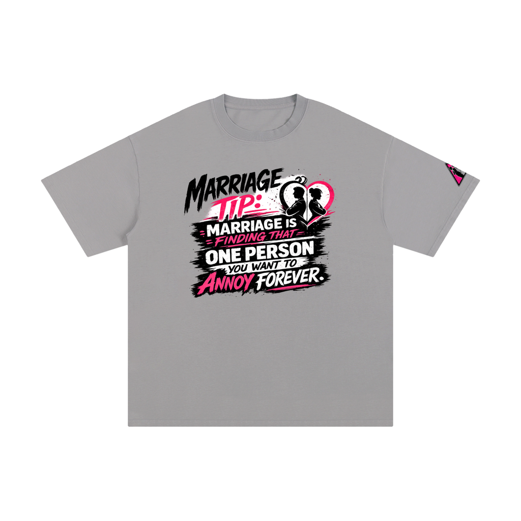Unisex Pure Cotton T-Shirt - marriage tip - forever