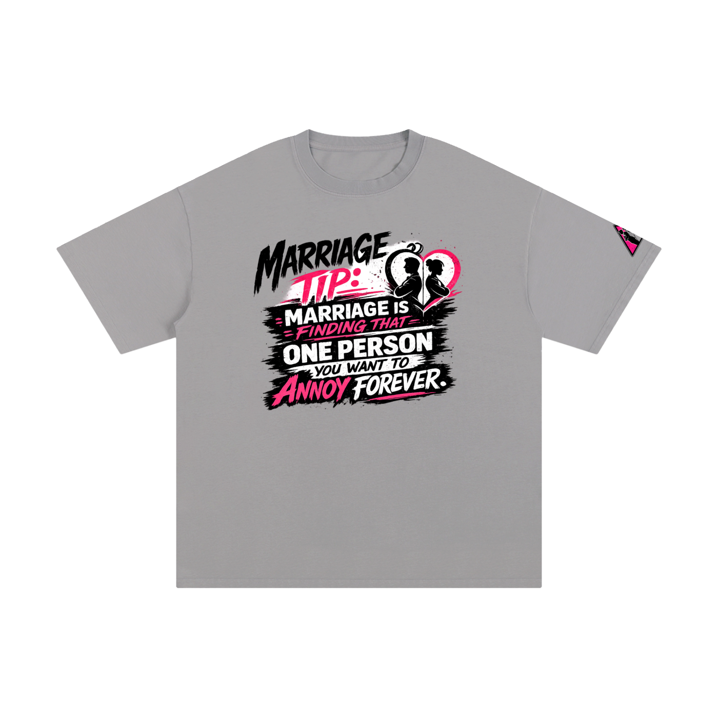 Unisex Pure Cotton T-Shirt - marriage tip - forever