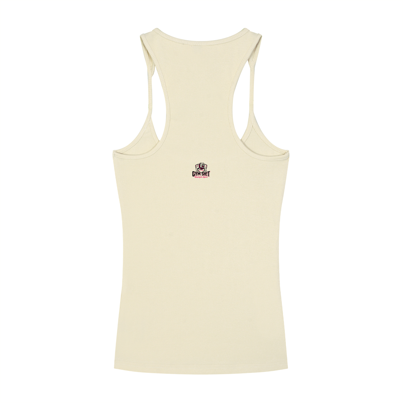 Slim Fit Ribbed Racerback Tank Top - Beauty