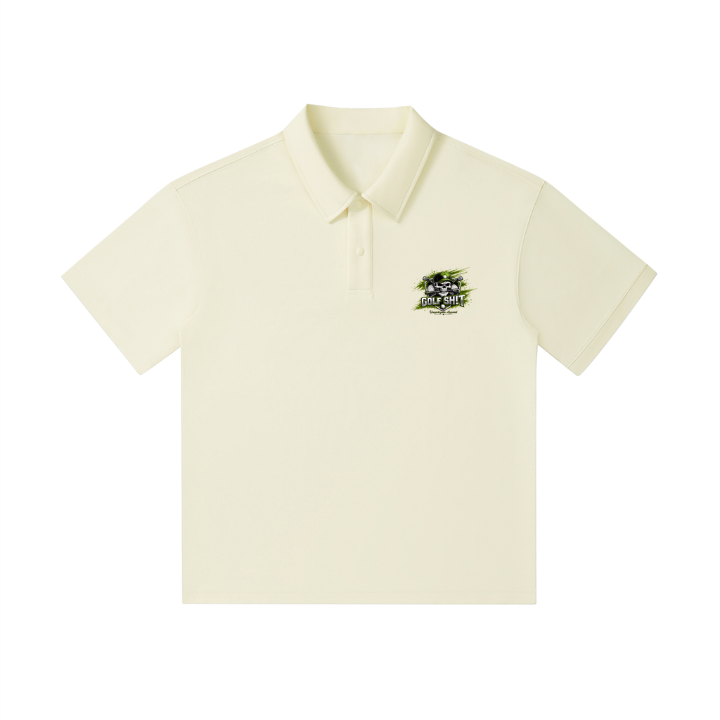 Drop Shoulder Short-Sleeve Polo- 0 Fores