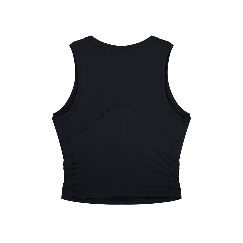 Women’s Crewneck Yoga Tank Top - Pink ribbon strong