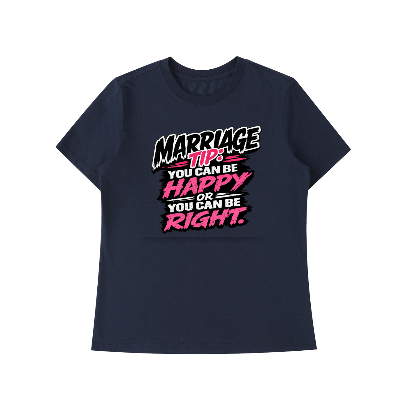 Essential Standard Shoulder T-Shirt - marriage tip - be happy