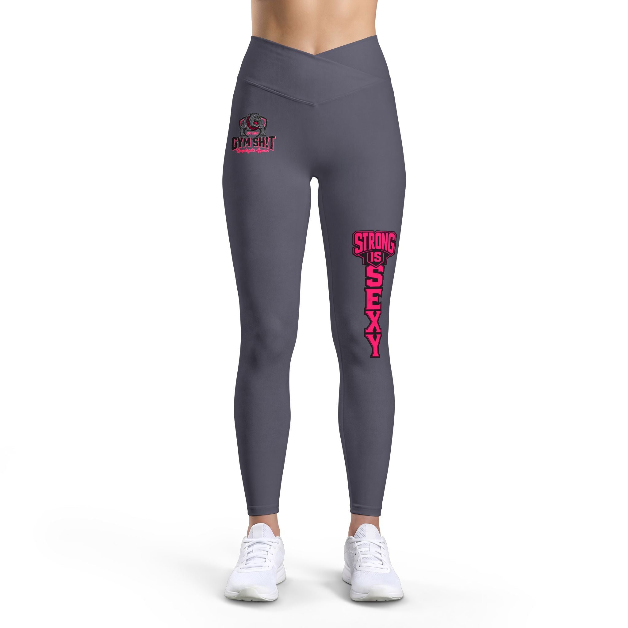 Leggings — 'Strong Is Sexy' Women's High-Waist Workout Leggings