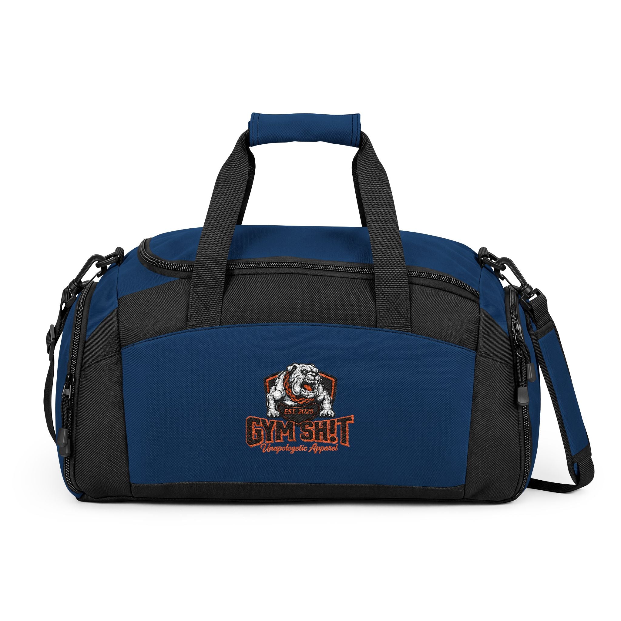 Gym Bag — 'Gym Shit' Skull Logo Duffle for Fitness & Gym Enthusiasts