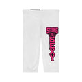 Capri Leggings — 'Strong Is Sexy' Pink Gym Shit Fitness Capri for Women