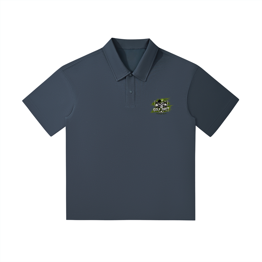 Drop Shoulder Short-Sleeve Polo- 0 Fores
