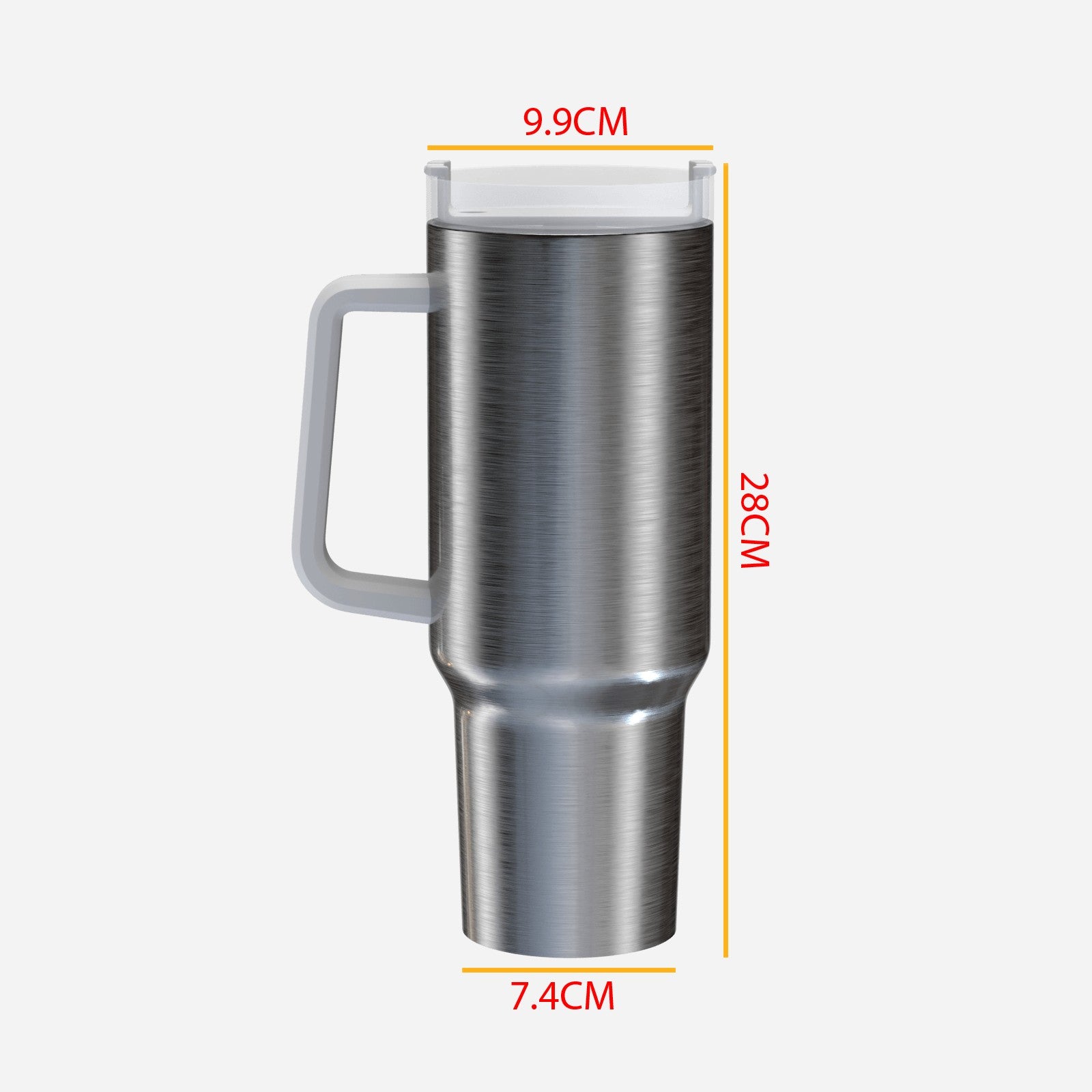 Hockey Mom 40 oz Tumbler with Handle and Flip Straw