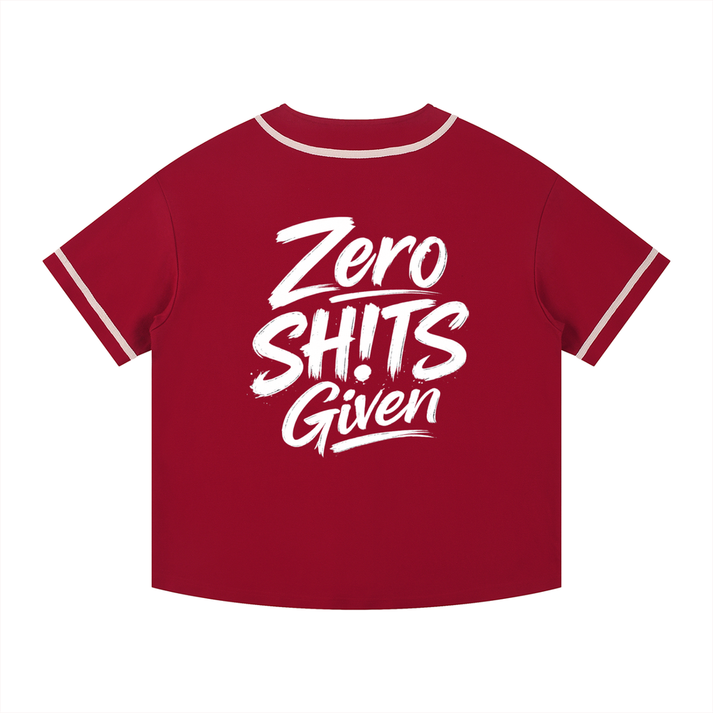 Contrast Piped Button-Up Jersey - No SH!TS