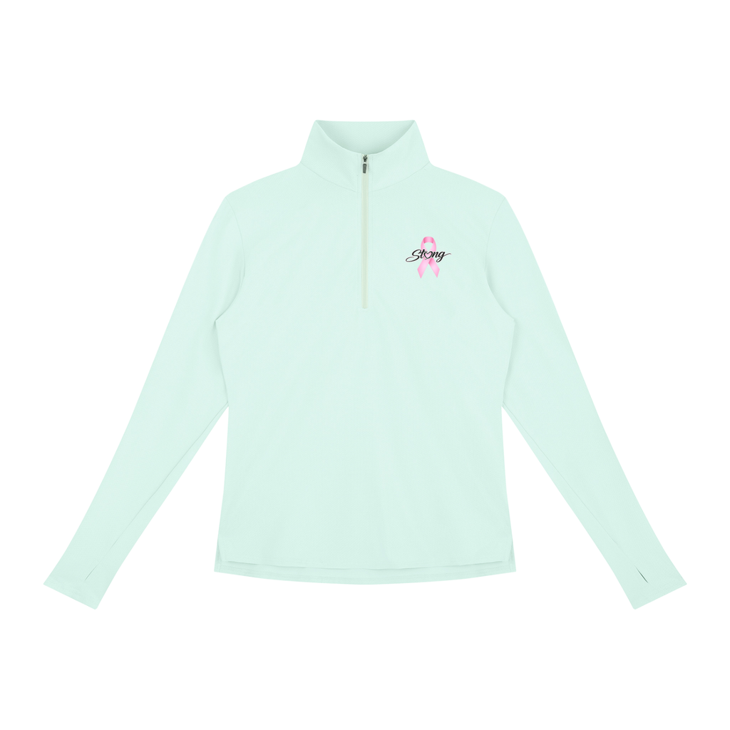 Women's Quarter-Zip Yoga Pullover Strong