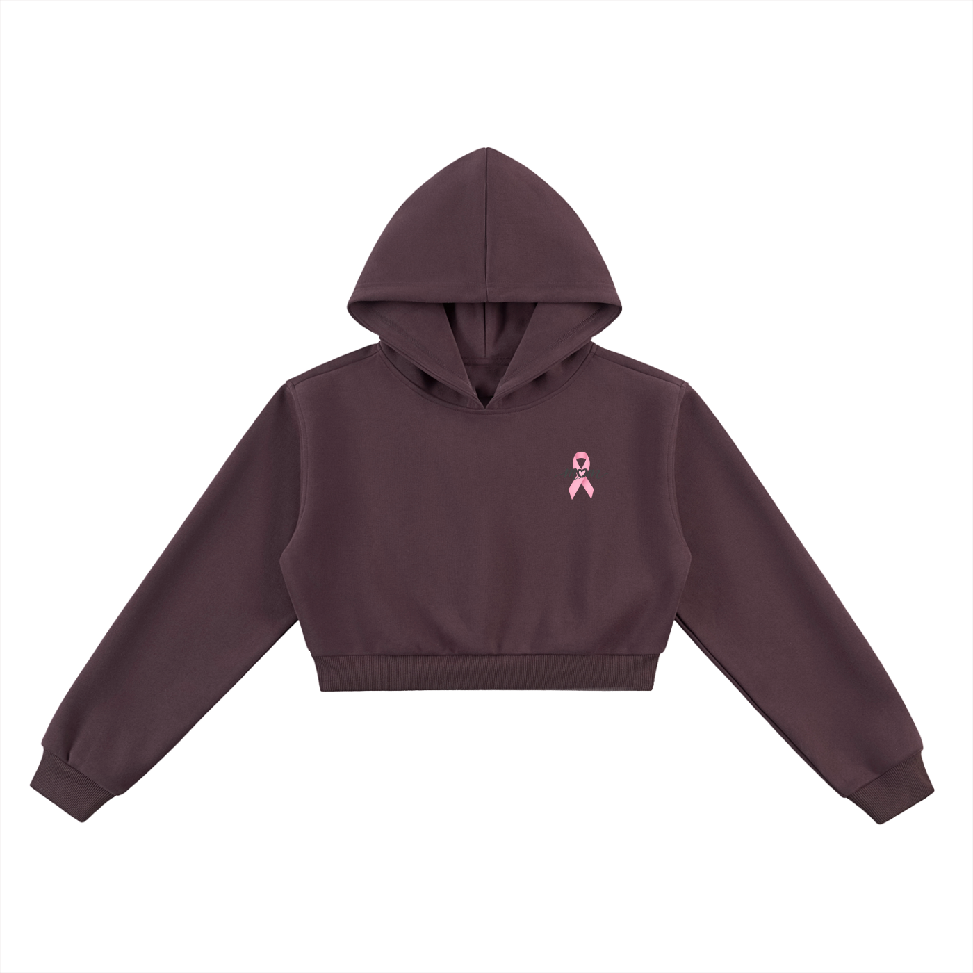 Essential Cropped Hoodie- mom