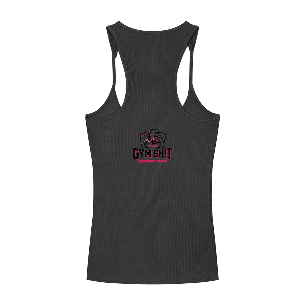 Slim Fit Ribbed Racerback Tank Top - Dedication