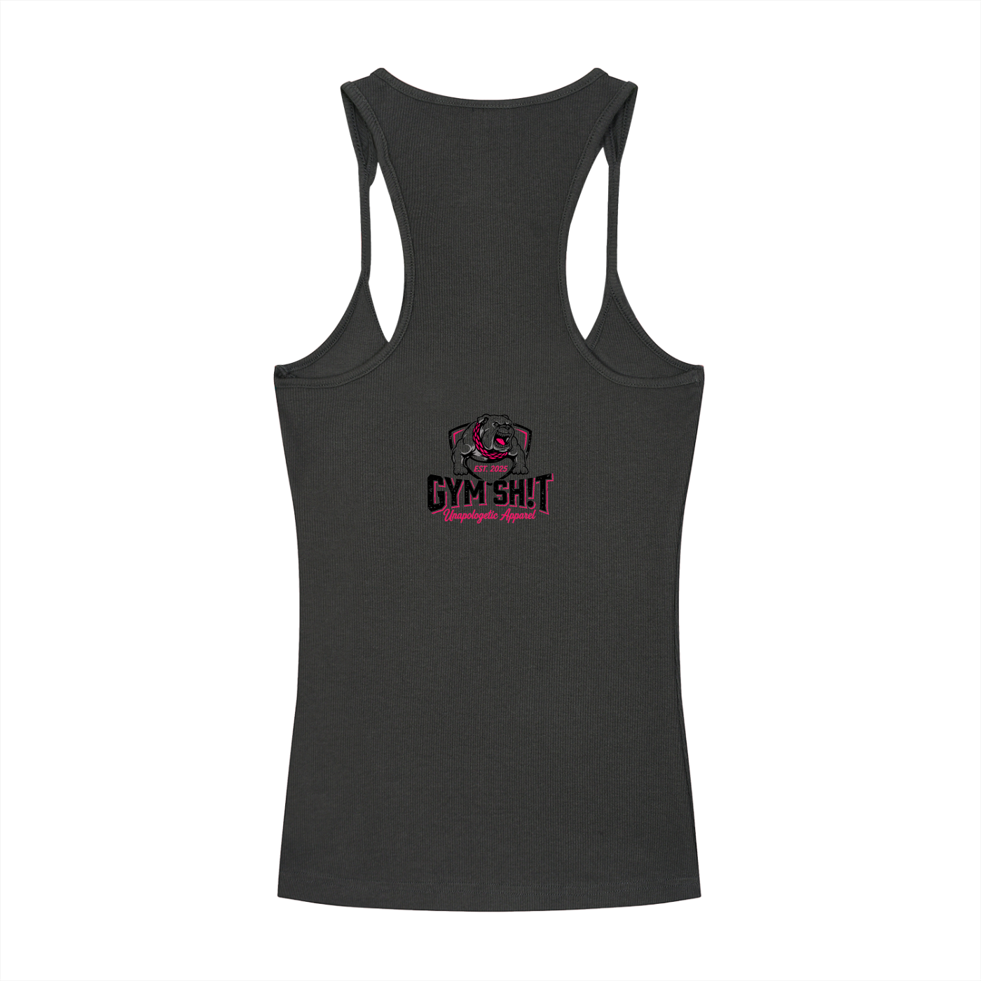Slim Fit Ribbed Racerback Tank Top - Dedication