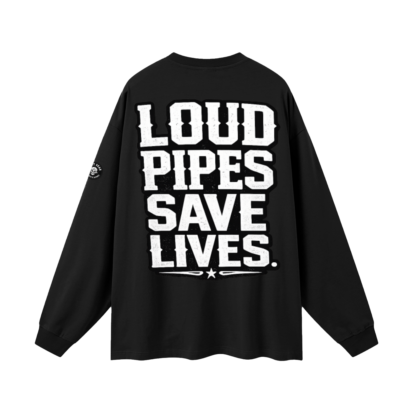 Oversized Unisex Long Sleeve T-Shirt - loud pipes