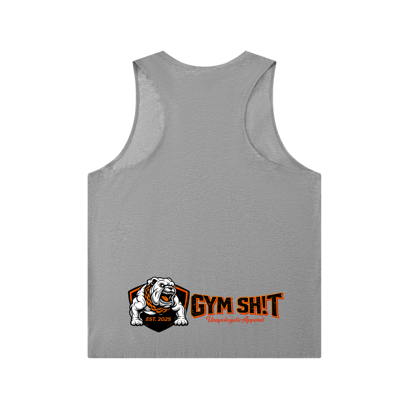 Men's Solid Color Crewneck Tank Top