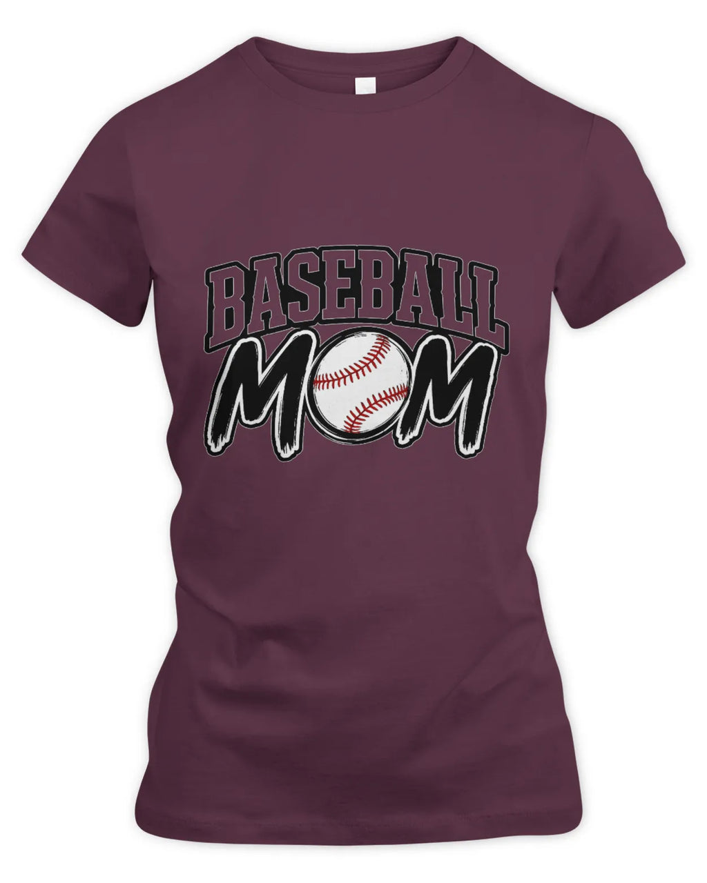 Women’s Slim fit Baseball Mom T-Shirt