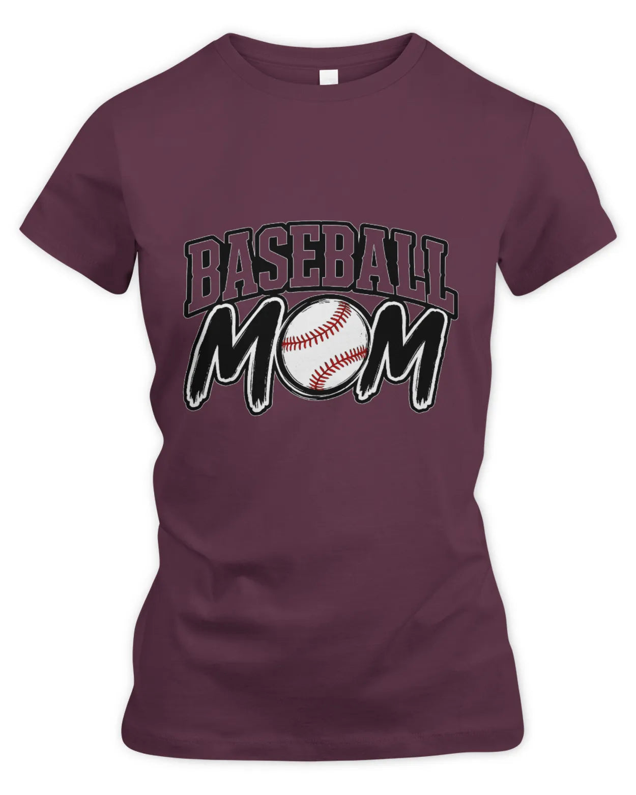 Women’s Slim fit Baseball Mom T-Shirt