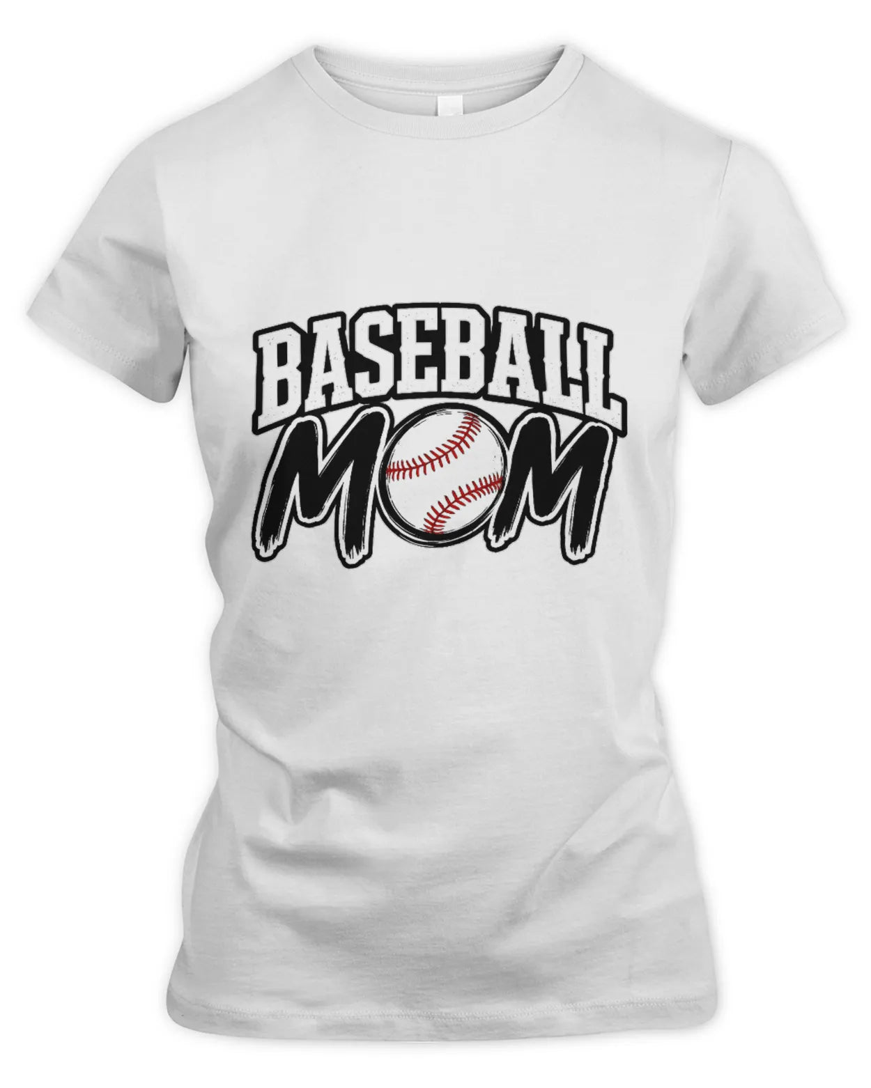 Women’s Slim fit Baseball Mom T-Shirt