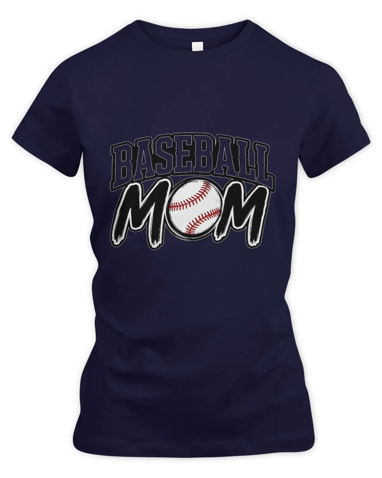 Women’s Slim fit Baseball Mom T-Shirt