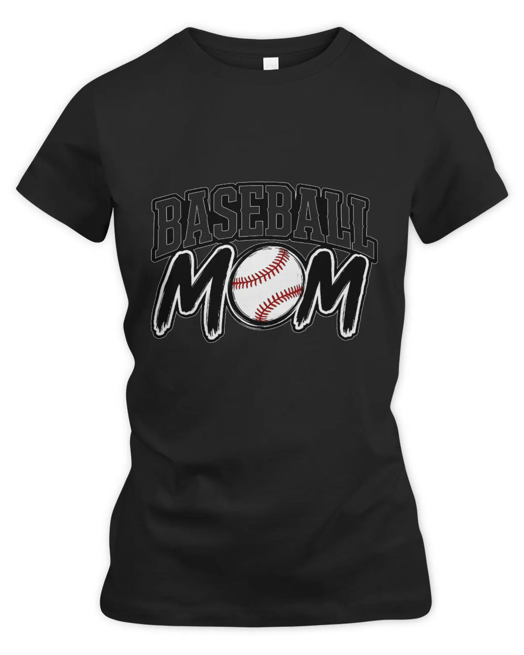 Women’s Slim fit Baseball Mom T-Shirt