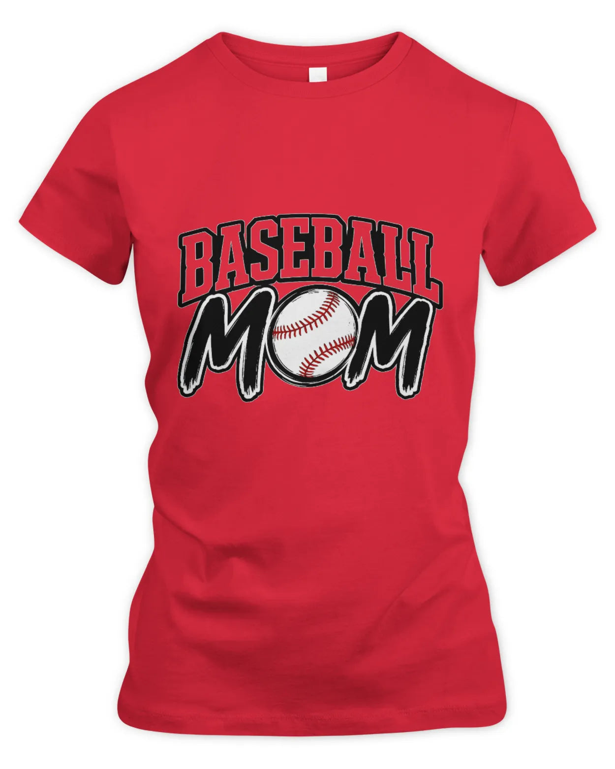 Women’s Slim fit Baseball Mom T-Shirt