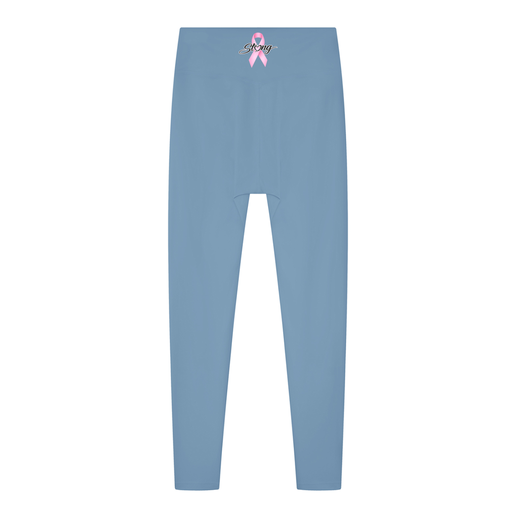 Women's Solid High Rise Leggings - strong