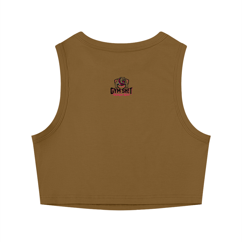 Women's Tight Crewneck Crop Tank Top - Dedication
