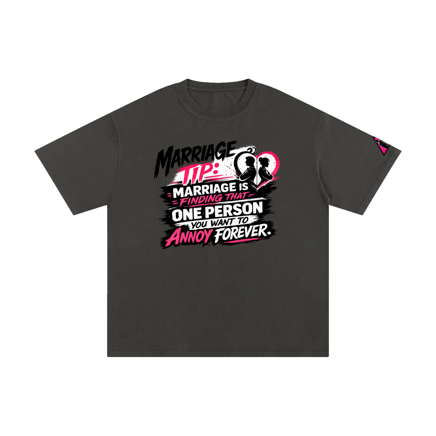 Unisex Pure Cotton T-Shirt - marriage tip - forever