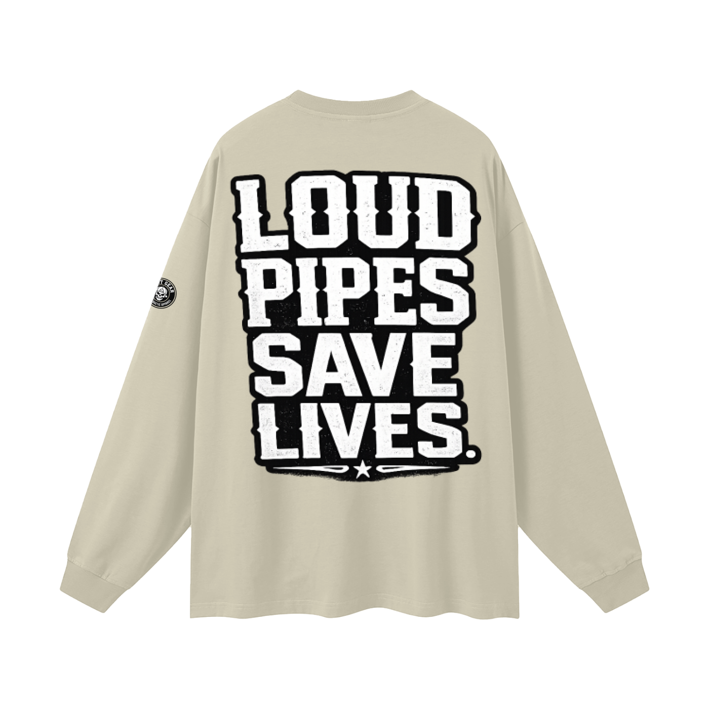 Oversized Unisex Long Sleeve T-Shirt - loud pipes