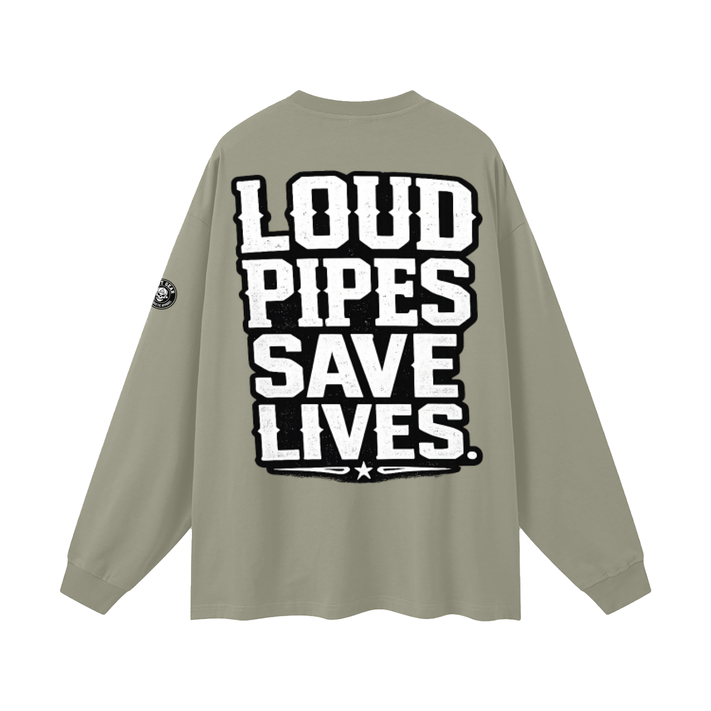 Oversized Unisex Long Sleeve T-Shirt - loud pipes