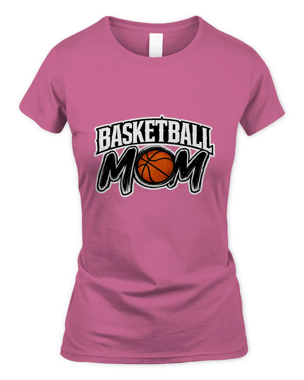 Ladies Slimfit Basketball Mom T-Shirt
