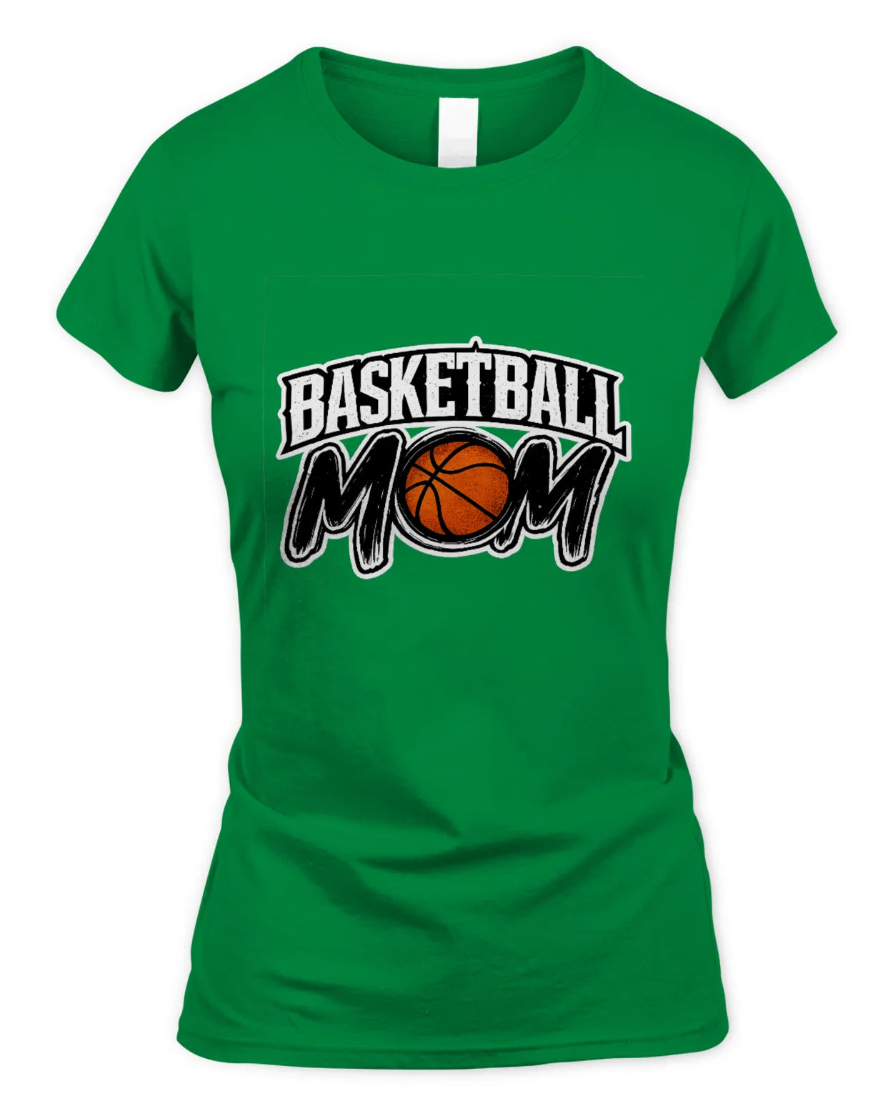 Ladies Slimfit Basketball Mom T-Shirt