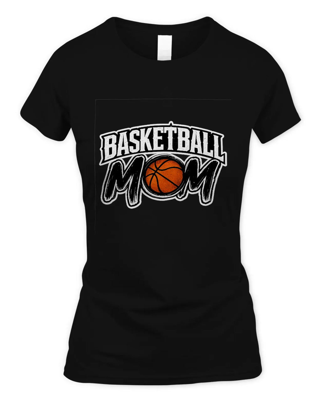 Ladies Slimfit Basketball Mom T-Shirt