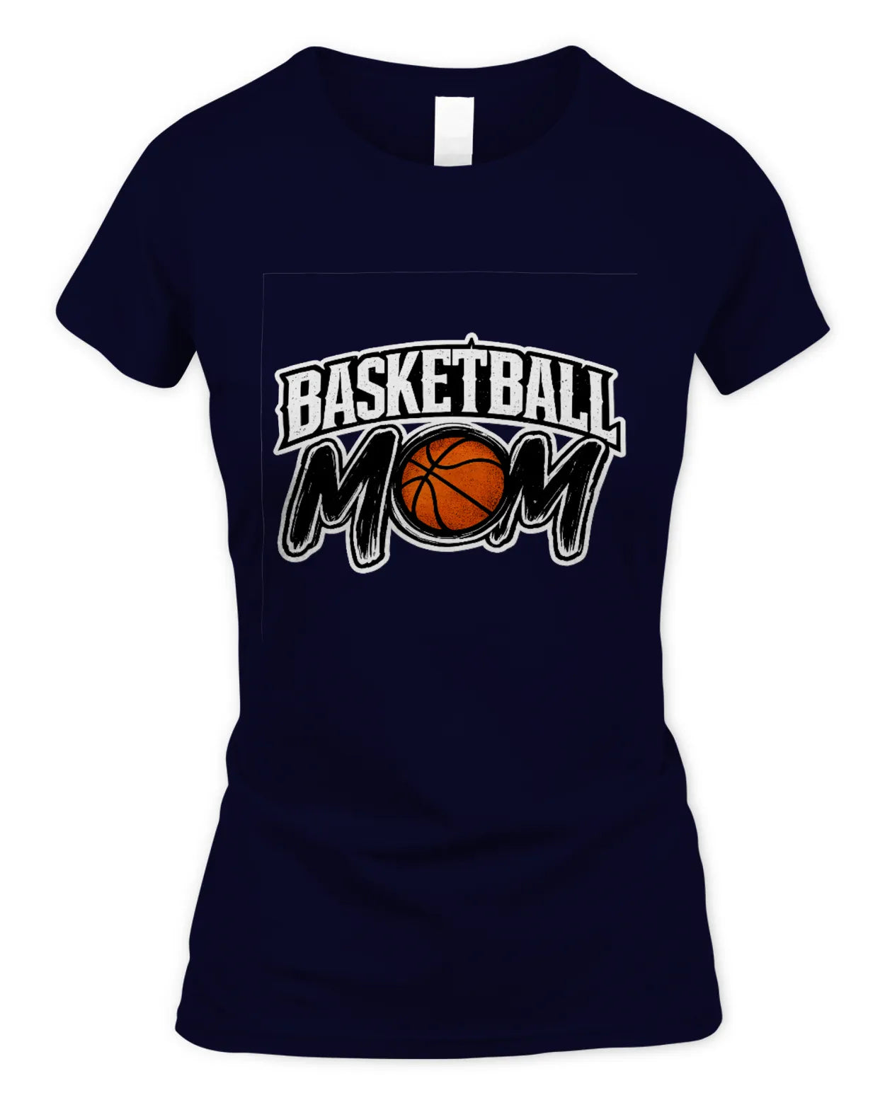 Ladies Slimfit Basketball Mom T-Shirt