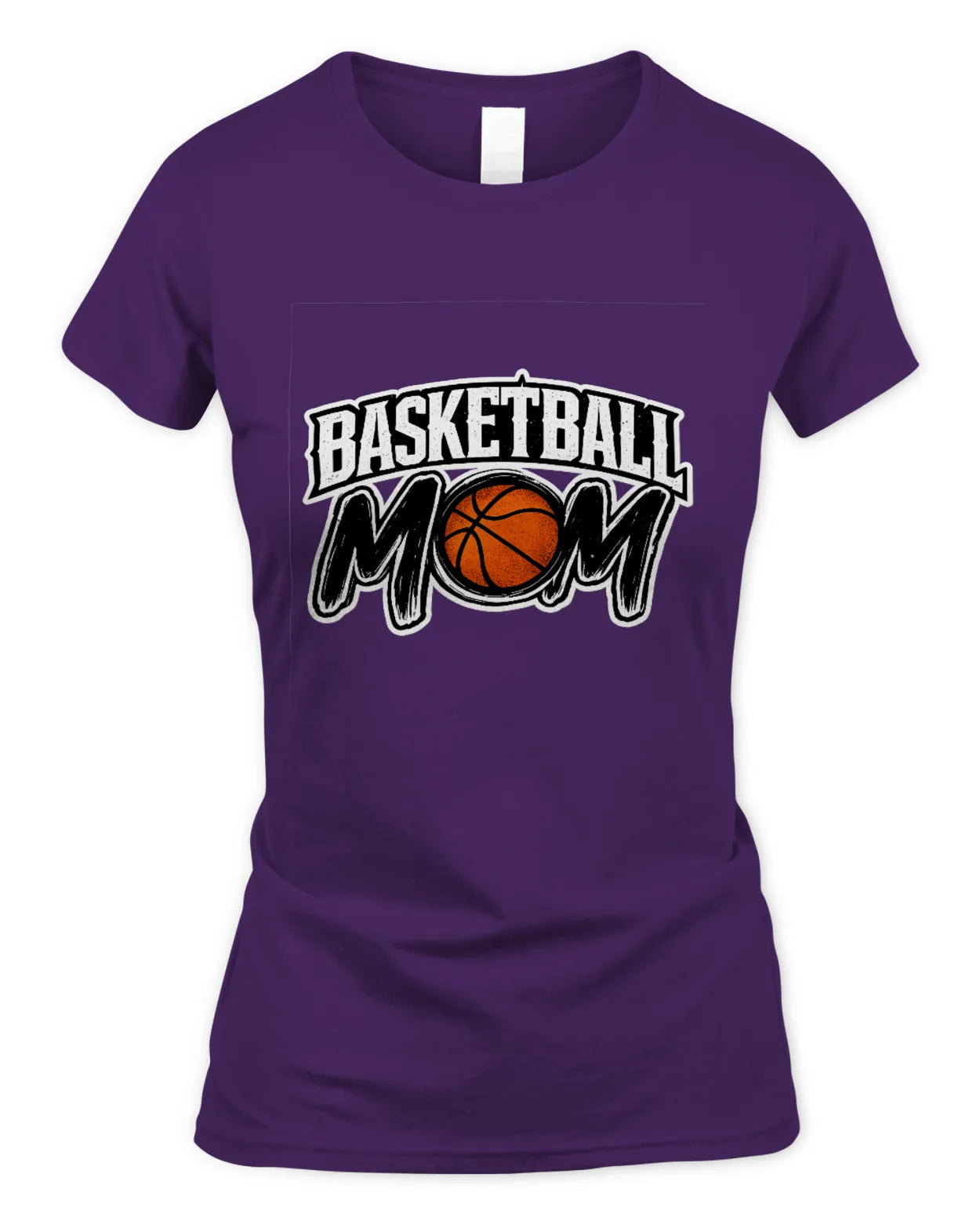 Ladies Slimfit Basketball Mom T-Shirt