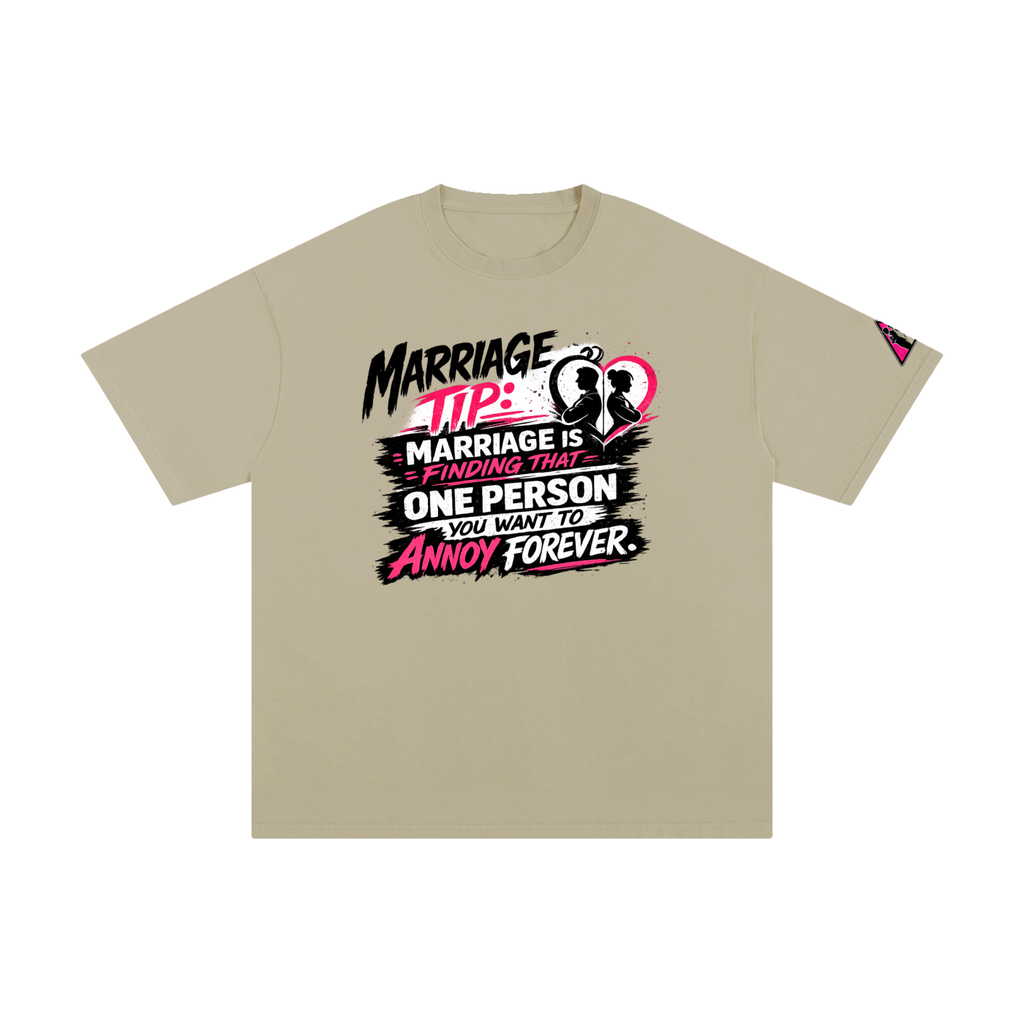 Unisex Pure Cotton T-Shirt - marriage tip - forever