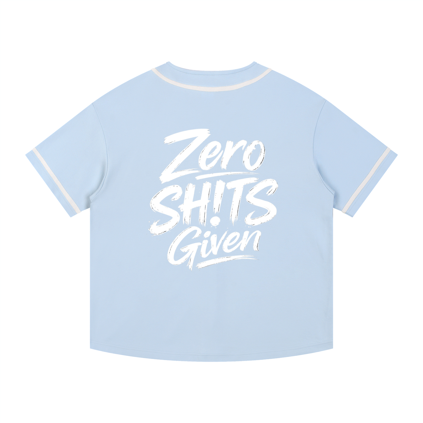 Contrast Piped Button-Up Jersey - No SH!TS