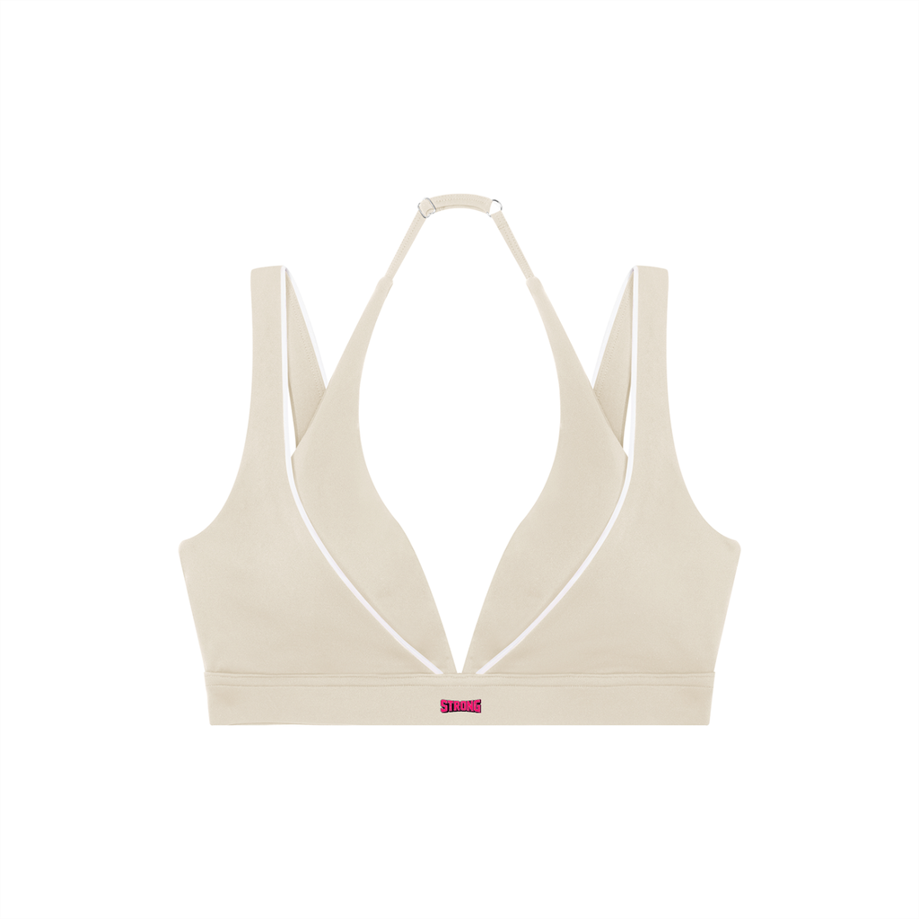 Women’s Halter Neck Yoga Sports Bra - Strong