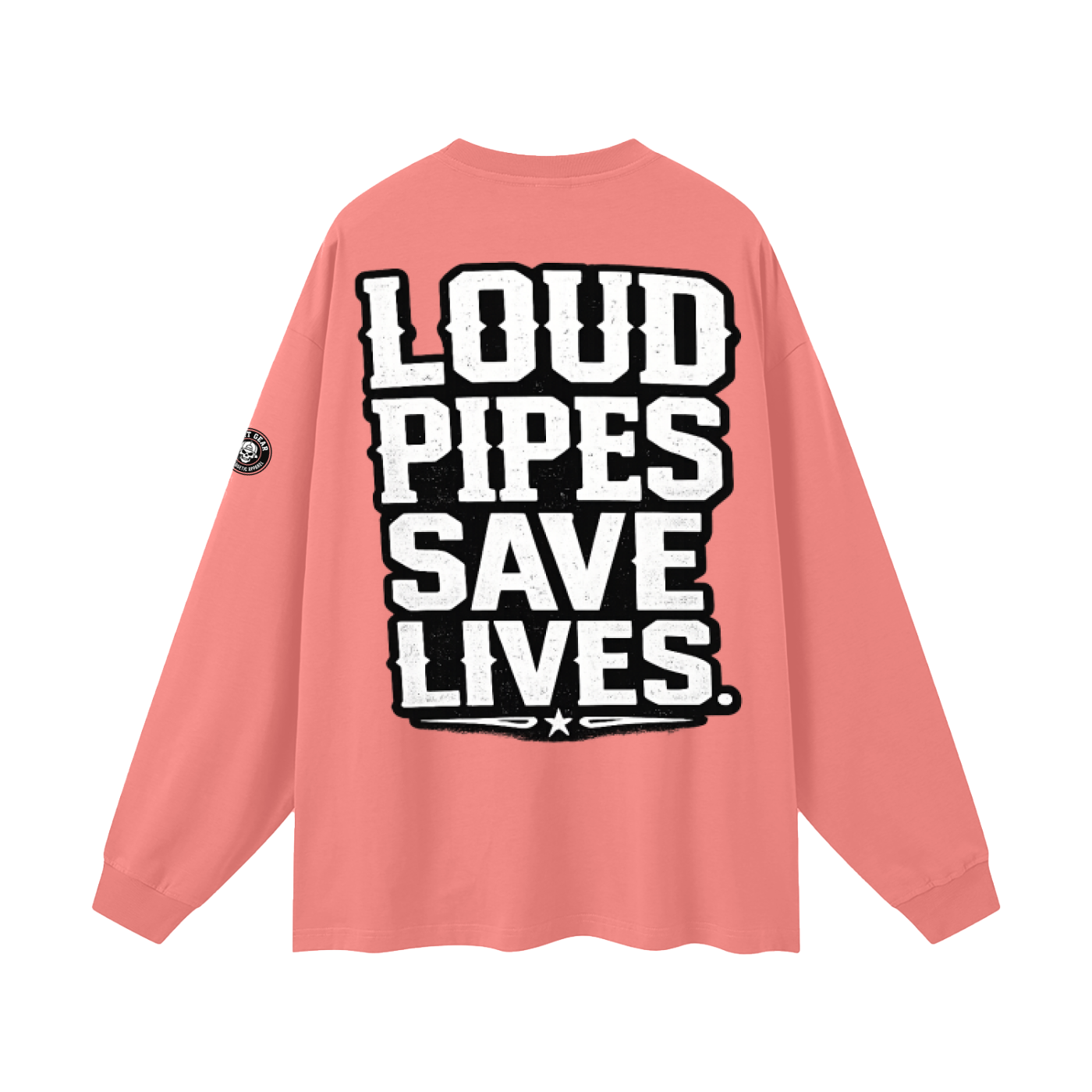 Oversized Unisex Long Sleeve T-Shirt - loud pipes