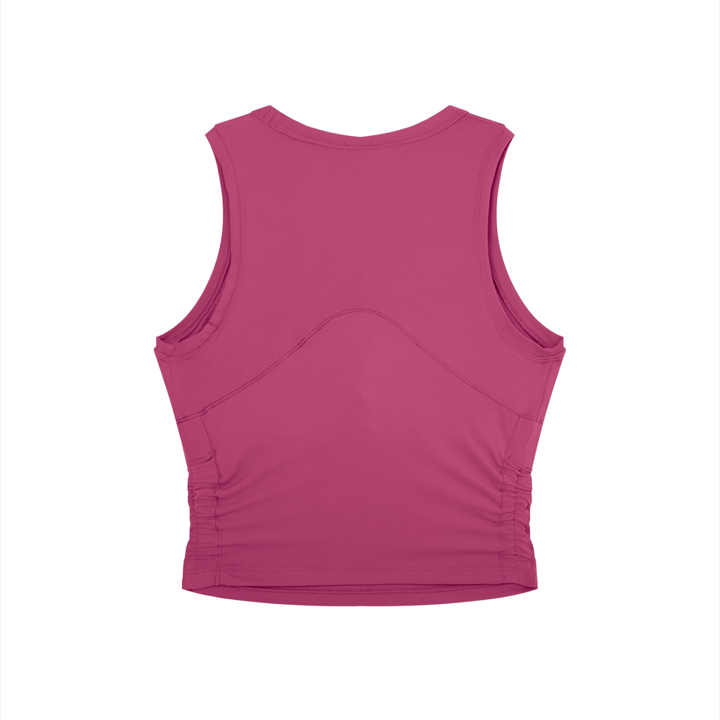 Women’s Crewneck Yoga Tank Top - Pink ribbon strong