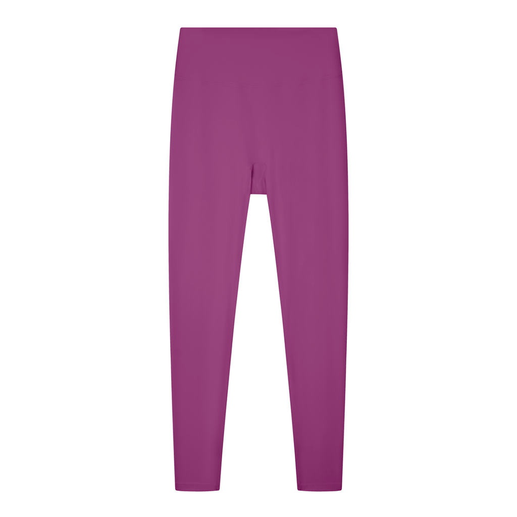 Women's Solid High Rise Leggings - strong