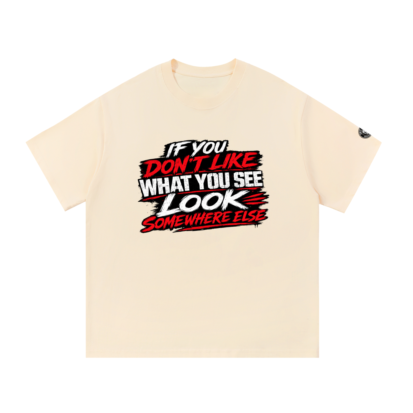Essential Cotton T-Shirt look somewhere else