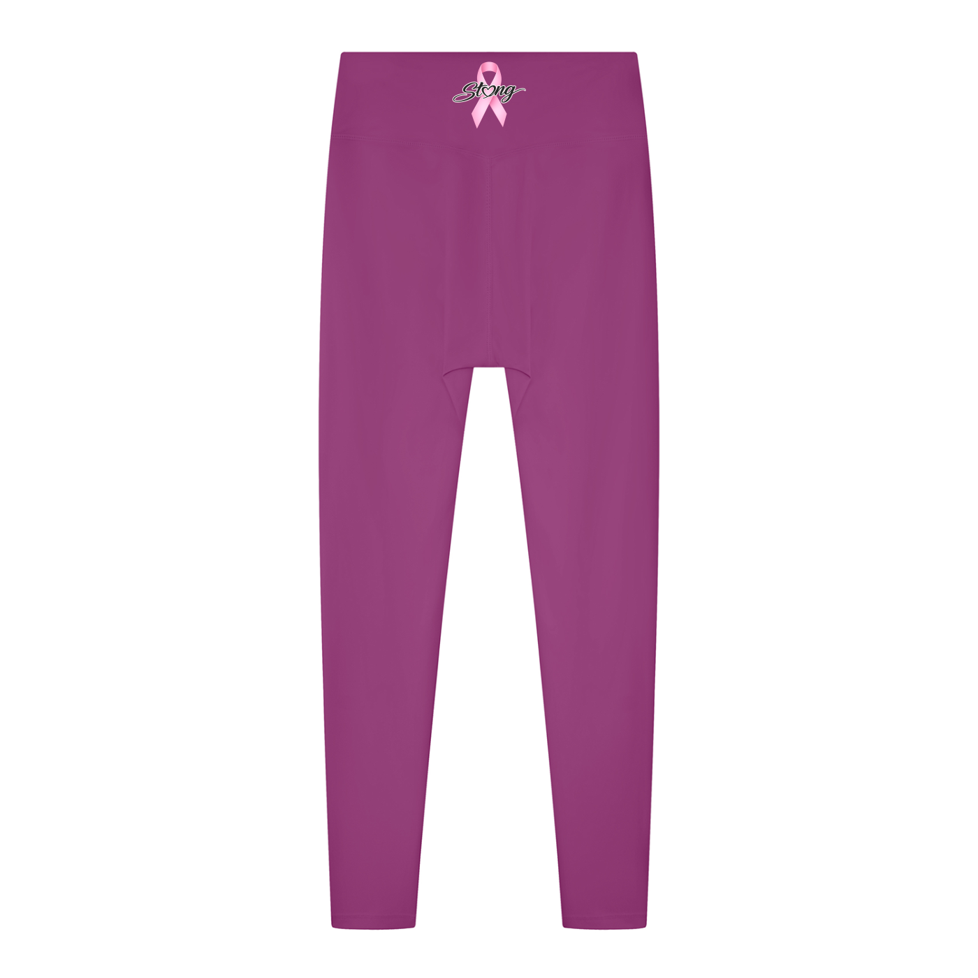 Women's Solid High Rise Leggings - strong