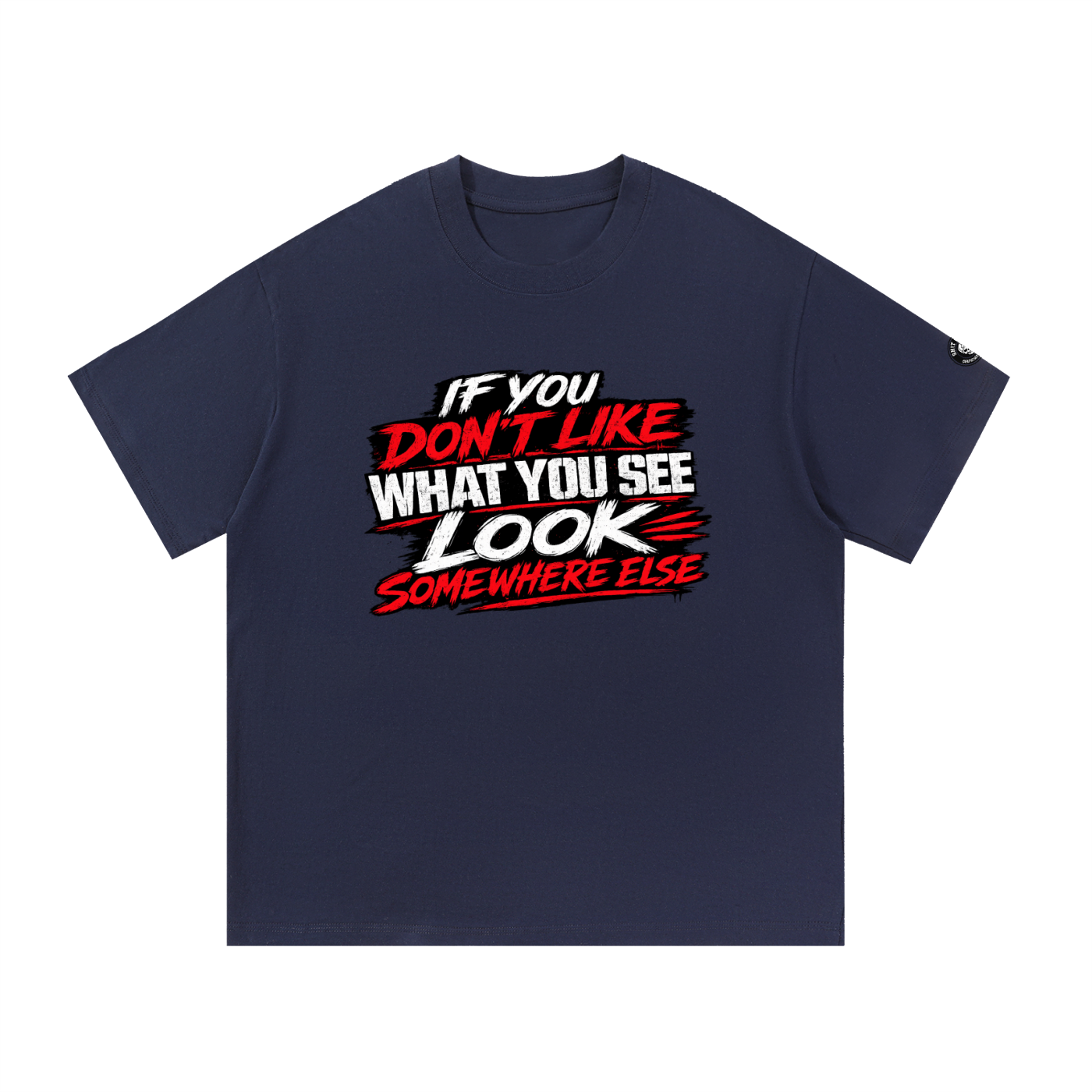 Essential Cotton T-Shirt look somewhere else
