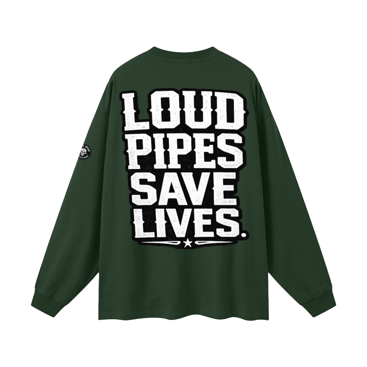Oversized Unisex Long Sleeve T-Shirt - loud pipes