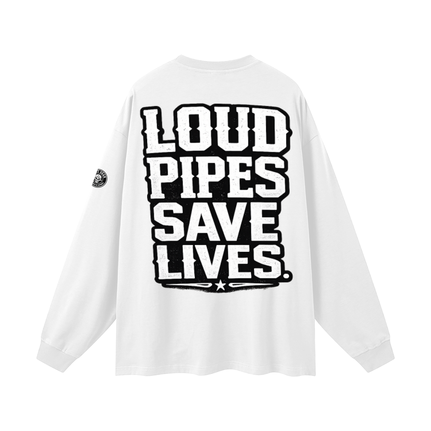 Oversized Unisex Long Sleeve T-Shirt - loud pipes