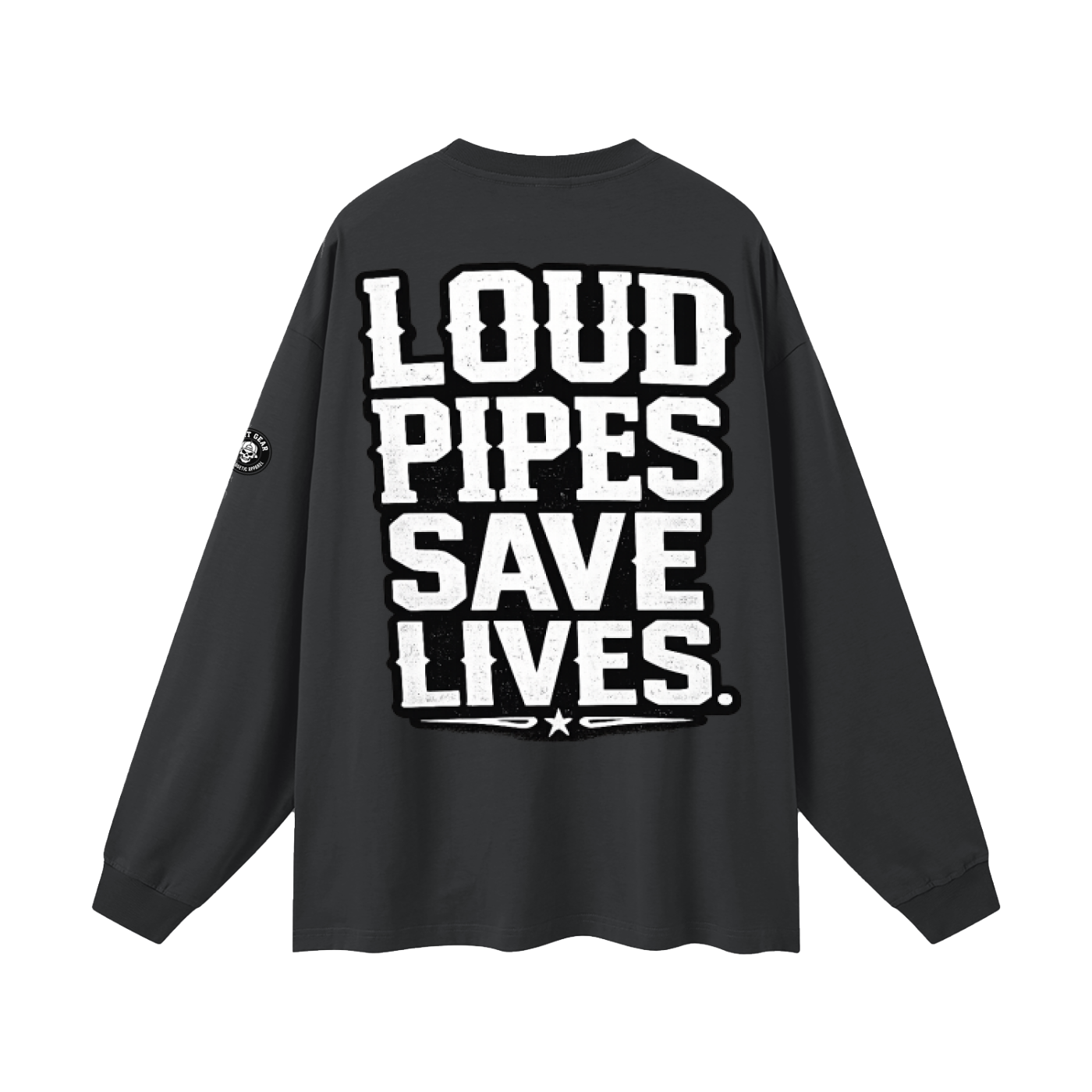 Oversized Unisex Long Sleeve T-Shirt - loud pipes