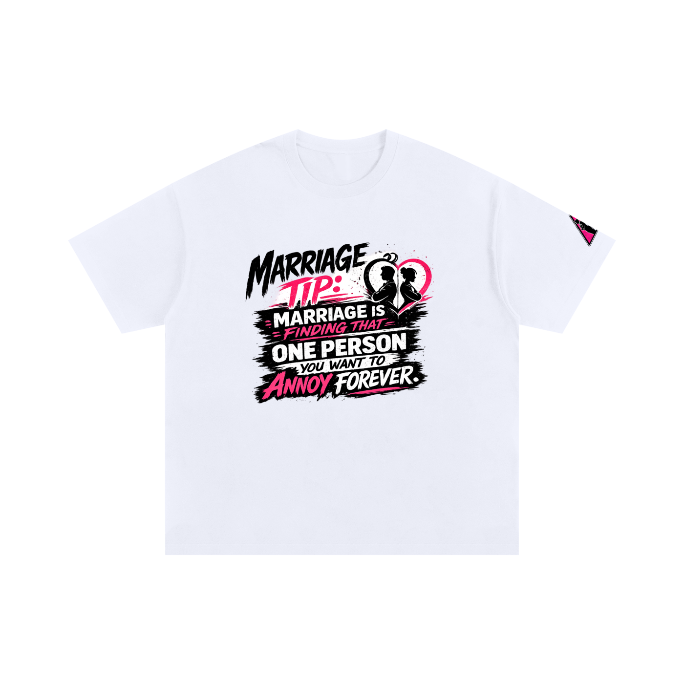 Unisex Oversized Cotton T-Shirt - Marriage tip - forever