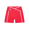 Women’s High Rise Color Block Yoga Shorts - Strong