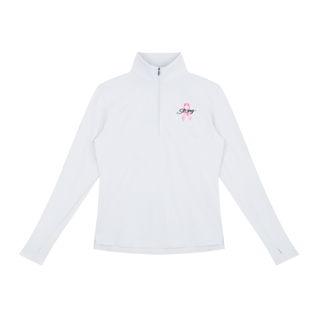 Women's Quarter-Zip Yoga Pullover Strong