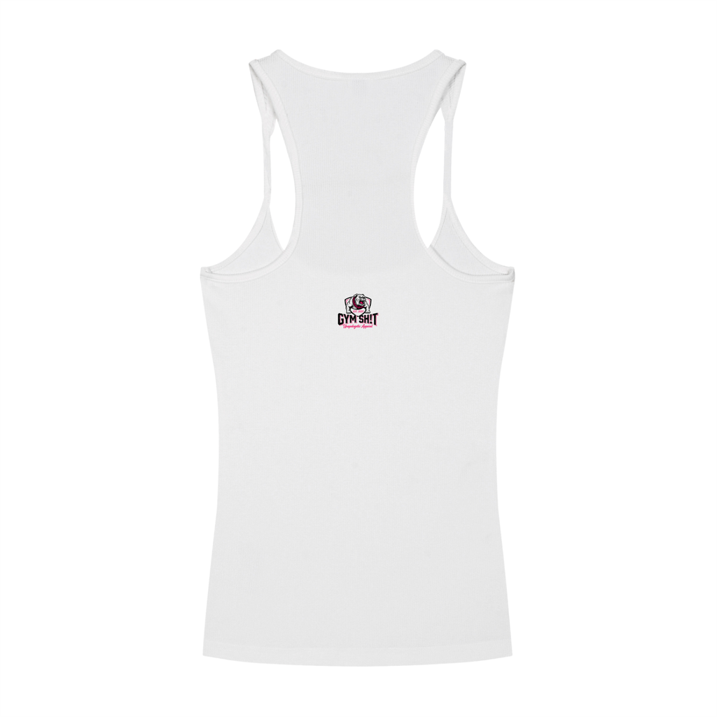 Slim Fit Ribbed Racerback Tank Top - arms fell off